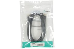 AV:link kábel RG6 koaxiálny 2x F konektor samec, 75 Ohm, 2m