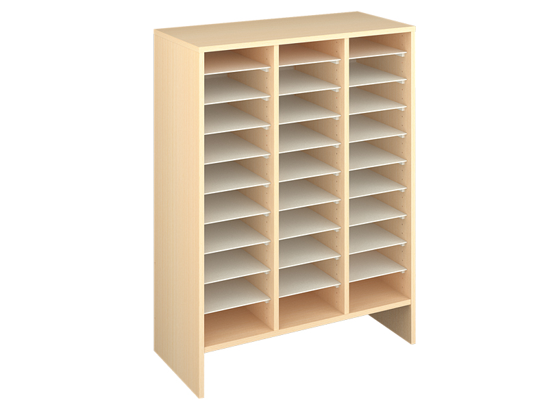 Cabinet X + shelves - Beech - CLASSICAL