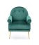 Armchair SANTI (Dark green / Gold)