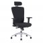 Kancelářská židle s podhlavníkem HALIA SP (více barev) - Barva: Černá