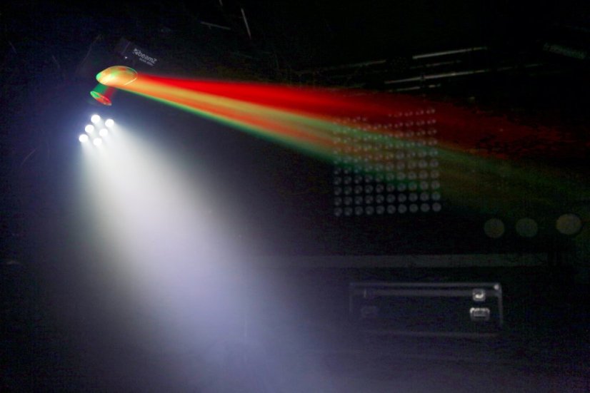 BeamZ LED Scan, 5x3W RGBAW + Strobo 6x1W,  DMX, IR, světelný efekt