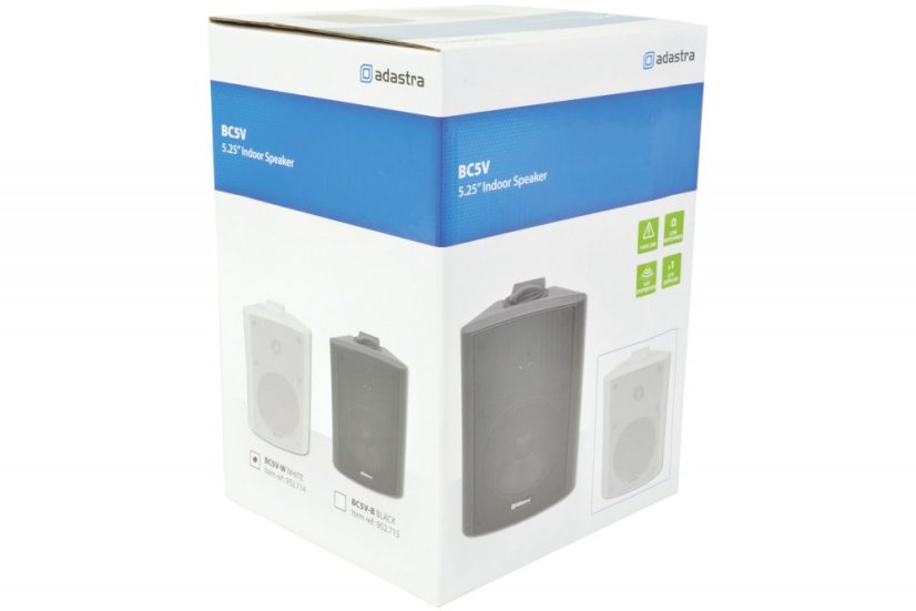 Adastra BP5V-W, 100V nástěnný 5,25" reproduktor, 30W, IP54, bílý