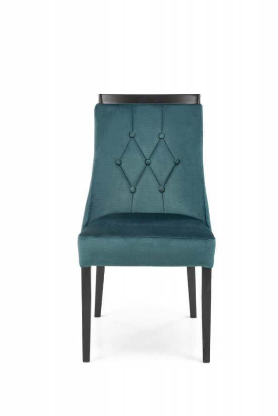 Židle- ROYAL- Černá / Zelená