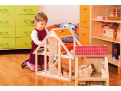 Domček pre bábiky s odnímateľnou strechou