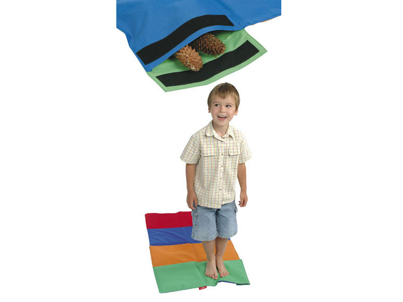 Senzorická rehabilitační podložka s kapsami