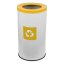 nteriérový nerezový kôš 75 L – Eko Nord biela/žltá