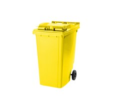 Plastová popolnice 360 l žltá