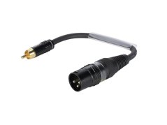 Sommer cable adaptér 3-pol XLR(M) / RCA(M)
