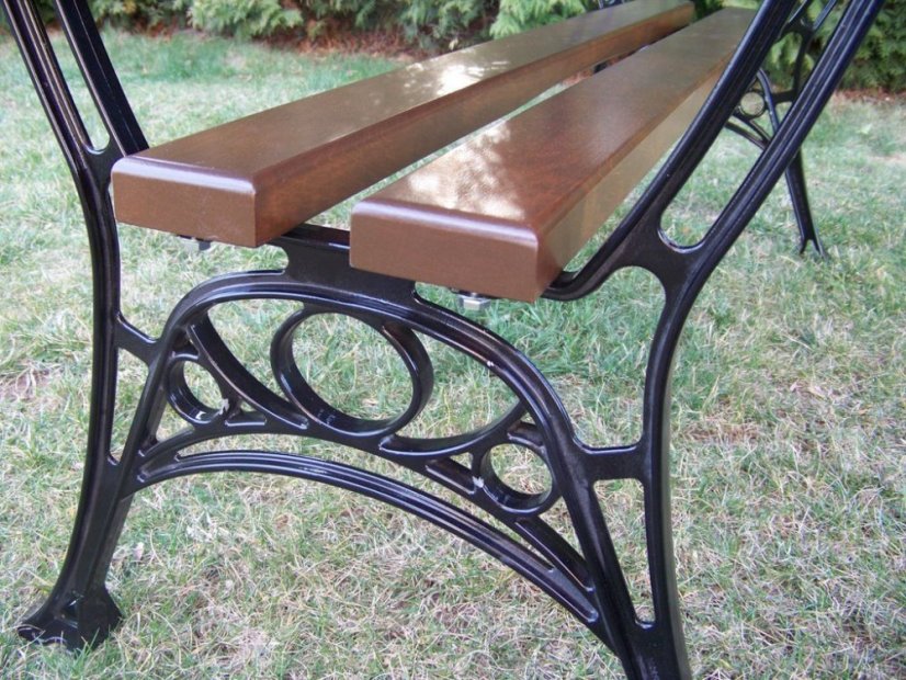 Cast iron table LARA (alder) - Shade: Cypress