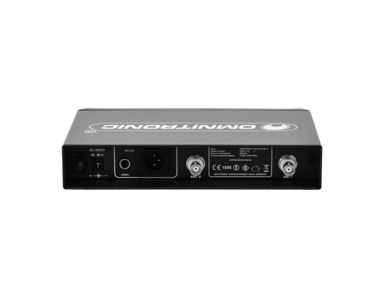 Omnitronic DR-1000 MK2, bezdrátový přijímač UHF