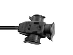 Eurolite predlžovací kábel 3x2,5mm, 5m, 3x zásuvka