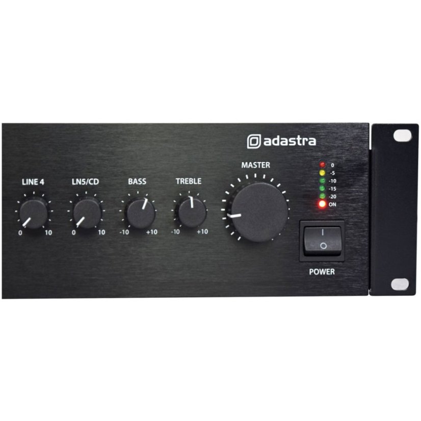 Adastra RMC120D, mixážní zesilovač 204W CD/BT/USB/SD/DAB/FM
