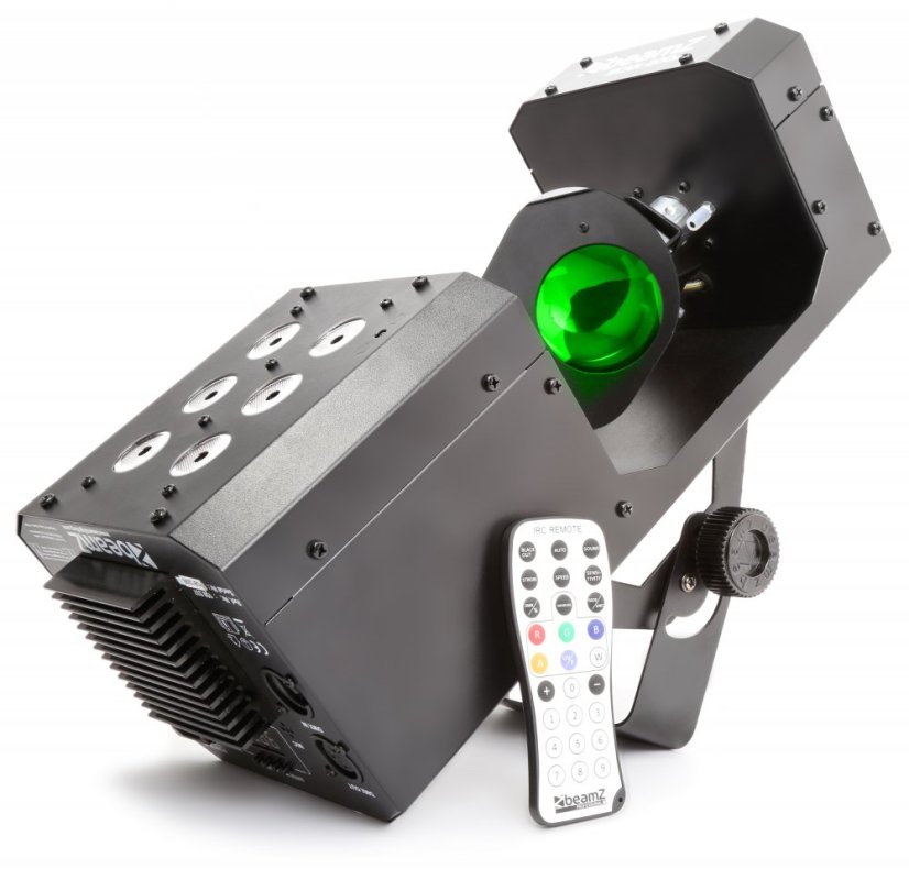 BeamZ LED Scan, 5x3W RGBAW + Strobo 6x1W,  DMX, IR, světelný efekt