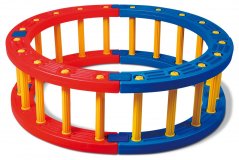 Semi-circular plastic climbing frame LADDER