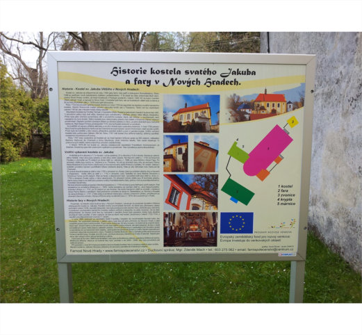 Plagátovacia tabuľa (jednostranná) - Rozmer: 100x100 cm