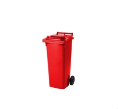 Plastová popelnice 140 l červená