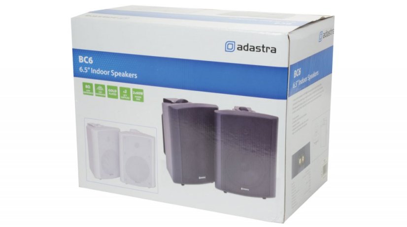 Adastra BC6-W, nástěnný 6,5" reproduktor, 60W, bílý, cena/pár