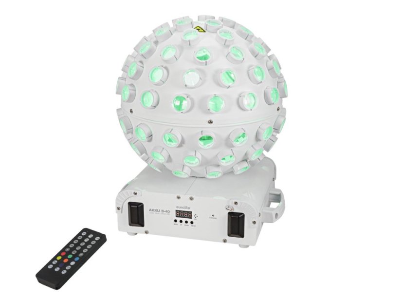 Eurolite AKKU B-40 Laser Beam Effect AIR biely
