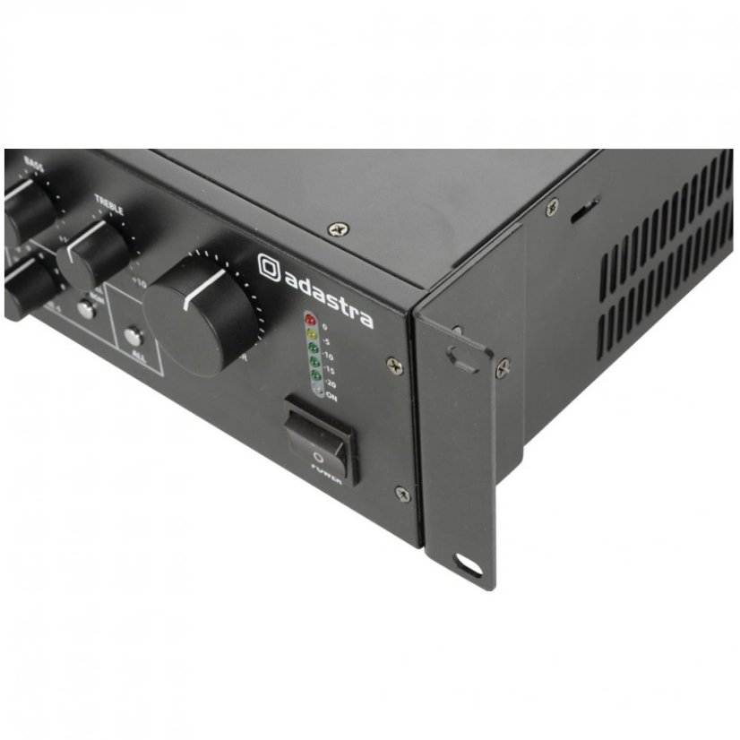 Adastra RM244V, 100V mixážní 4-zónový zesilovač, 240W, BT, MP3, FM