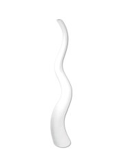 Wave designový květináč 125cm, bílý