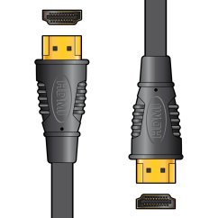 AV:link kábel HDMI HQ High Speed 4K Ethernet, pozlátené konektory, 1.0m