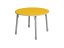 Výškově stavitelný stůl kruh - Žlutá - Rozměr: ø 100 cm, Velikost výškově stavitelná: 1-3