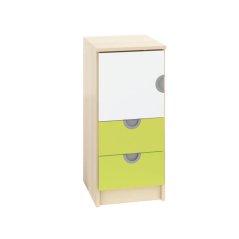 Skrinka s dvierkami a šuplíkmi CUBO (modul 2)