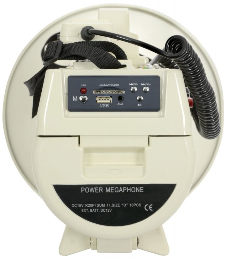 Adastra L50U, megafon, 50W, USB/SD