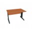 Kancelářský stůl 120×80 cm (více barev) - Barva podnože: Stříbrná, Dekor: Buk