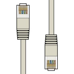 AV:link kábel U/UTP 1x RJ45 samec - 1x RJ45 samec, šedý, 1m