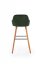 Barová stolička- H93- Orech/ Zelená