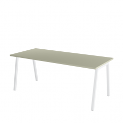 Kancelářský stůl s šedou deskou OFYS A (rozměr 70 x 140 cm)