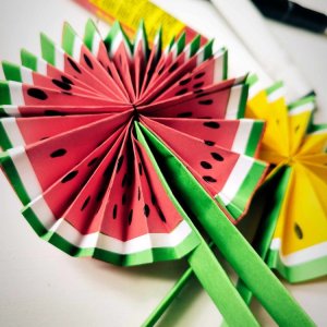 Papír - letní vějíř