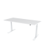 Height adjustable desk OFYS - white (70 x 160 cm) - Frame color: Black
