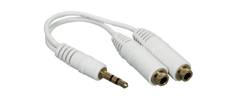 AV:link redukcia 1x Jack 3.5mm stereo samec - 2x Jack 3.5 mm stereo samica