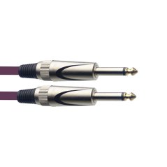 Stagg SGC3DL CPP, kabel JACK/JACK, 3 m, fialový