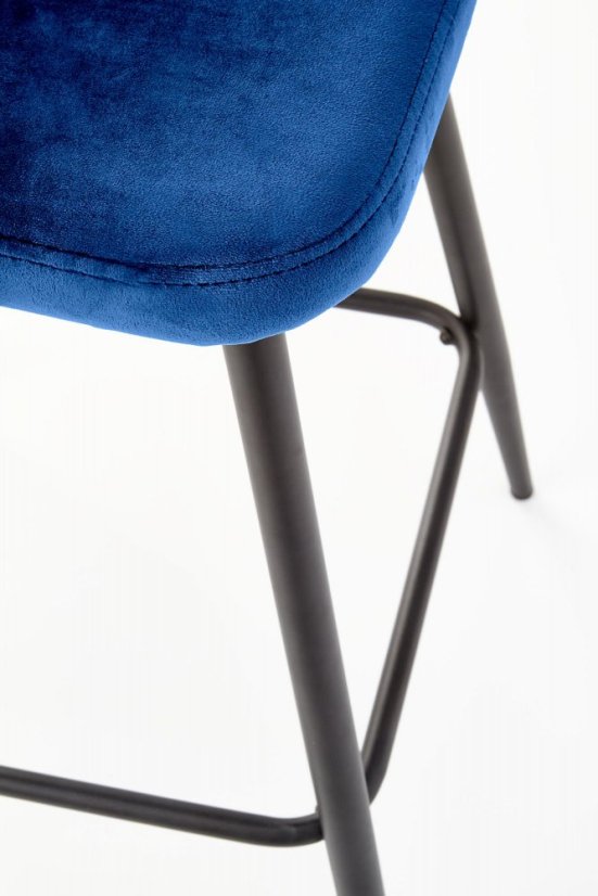 Barová stolička- H96- Námornícka modrá