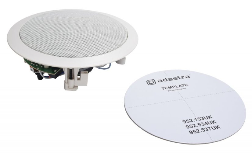 Adastra CC-6V, 100V podhledový 6,5" reproduktor, 50W, bílý