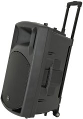 QTX QX15PA-PLUS, mobilný 15" zvukový systém MP3/BT/FM/2x UHF, 250W
