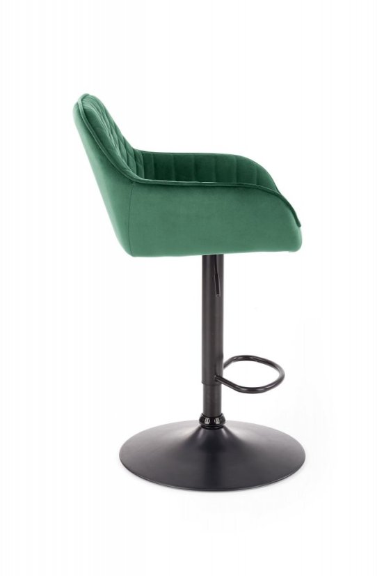 Barová stolička- H103- Tmavo zelená