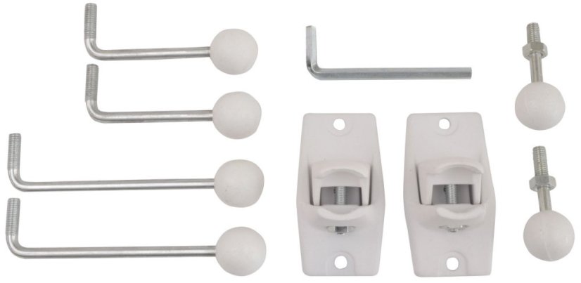 Adastra UM01, univerzální držák reproduktorů, černý, pár