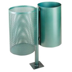Dvojitý odpadkový kôš - zelený 2x30 l.