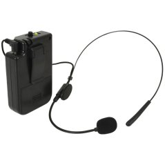 QTX BHS-175.0, náhlavná mikrofónna sada pre mobilné systémy QTX BUSKER/QUEST/PAL, VHF 175.0 MHz