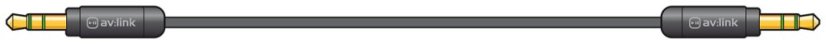AV:link 3,5 mm stereo zástrčka na 3,5 mm stereo zástrčku