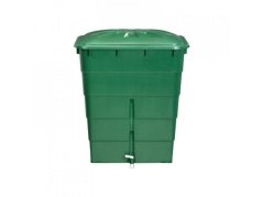 Hranatý zásobník na dažďovú vodu 300 l bez podstavca