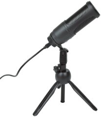 Citronic CU-50, USB mikrofón so stolným stojanom, čierny