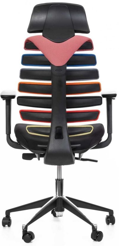 Kancelářská židle FISH BONES PDH barevná, 3D područky