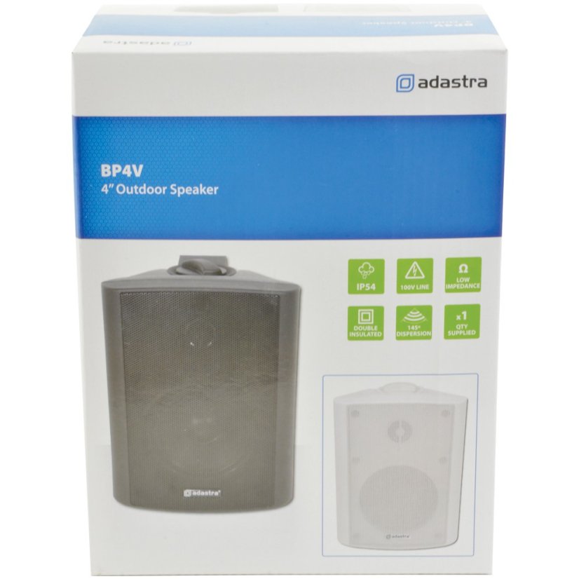 Adastra BP4V-W, 100V nástěnný 4" reproduktor, 35W, IP54, bílý