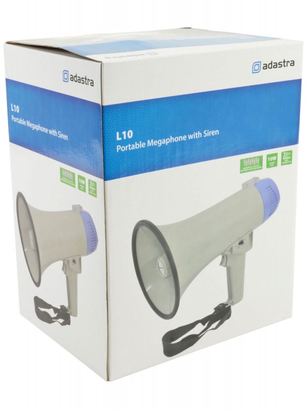 Adastra L10, megafon, 10W