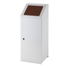 Odpadkový kôš na triedený odpad hnedý 100 l